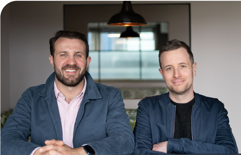 of the founders of tranch CTO Beau Allison and CEO Philip Kelvin 